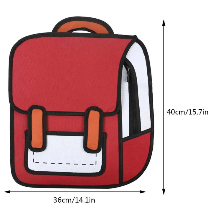 Women%20Backpack%203D%20Jump%20Style%202D%20Drawing%20Cartoon%20Back%20Bag%20Comic%20Messenger%20Cute%20Student%20Backpack%20Bags%20Unisex%20Knapsack%20Bolos%20-%20Image%207
