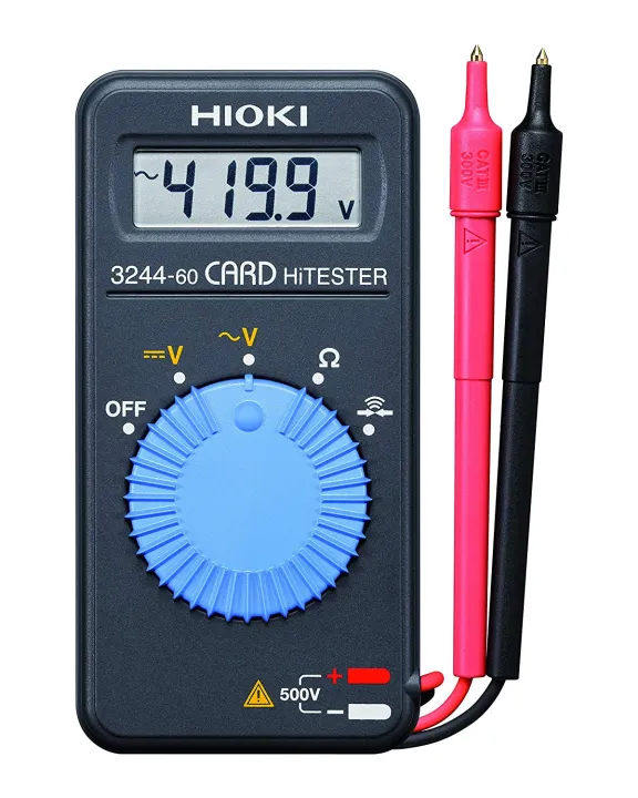 Hioki%203244-60%20Card%20HiTester%20and%20Digital%20Multimeter,%2041.99%20Megaohms%20Resistance,%20500V%20AC/DC%20Voltage%20Pocket%20Size%20-%20Kings%20Trading%20-%20Image%202