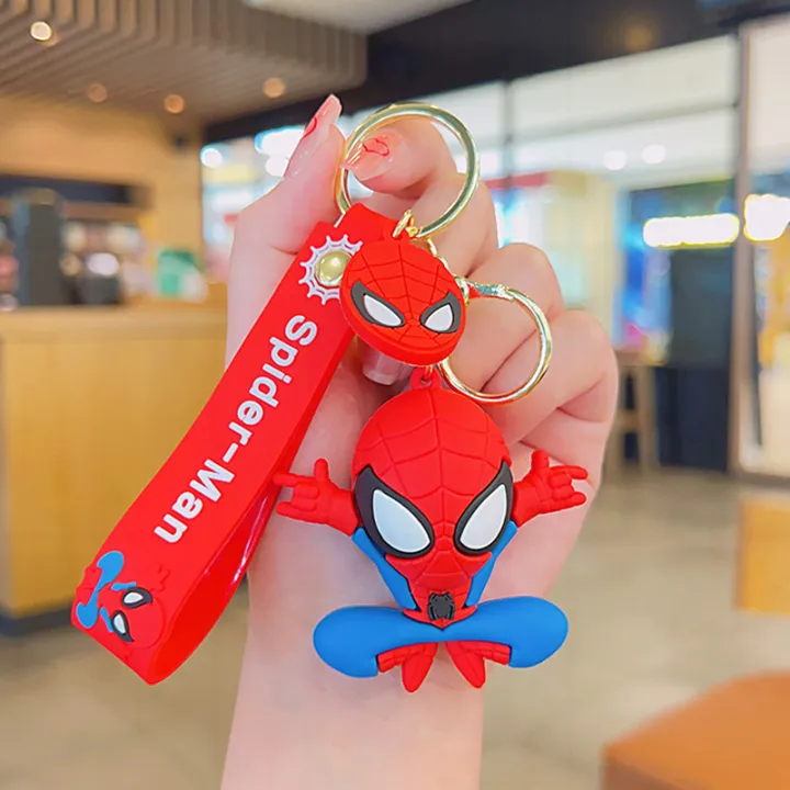 Spider%20Man%20Action%20Figure%20Spiderman%20Keychain%20Anime%20Accessories%20Spider-man%20Keyring%20Doll%20Backpack%20Pendant%20Men%20Car%20Key%20Ring%20Kid%20Toys%20-%20Image%205