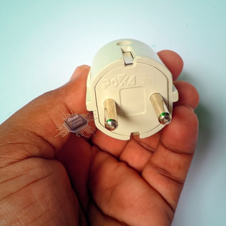 Pokka%202%20Pin%20Plug%2010A%20220V%20-%201%20PCS%20Electric%20Two%20pin%20plug%20Power%20Cord%20Connector%20plug%20-%20Image%202