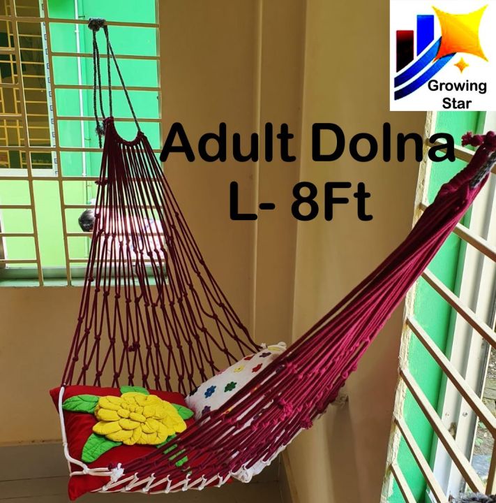 Hand Made Dolna Adult Rope bed Hanging Dulna Use For All People
