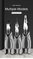 Combination Pliers 8" Stripper/Crimper/Cutter Heavy Duty Wire Pliers Diagonal Pliers Hand Tools. 