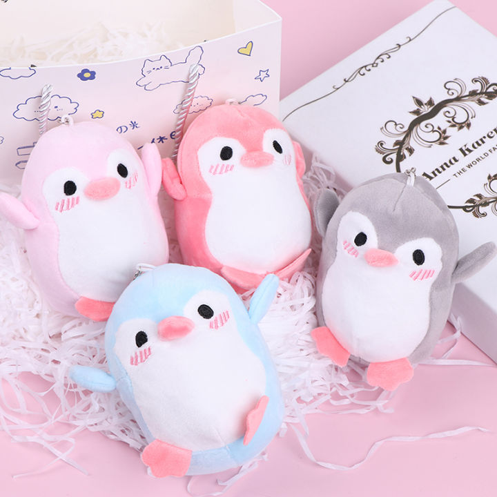 Lovely 12CM Penguin Stuffed Plush Toy Baby kid's Gift Key Chain Plush Toy Doll