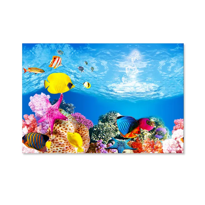 Aquarium%20Background%20Poster%20Decoration%20Aquarium%20Landscape%20Sticker%20Poster%20Fish%20Tank%203D%20Background%20Painting%20Sticker%2040*62cm%20-%20Image%202