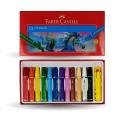 Faber-Castell Oil Pastels - 12 Colors.