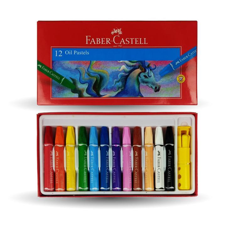 Faber-Castell Oil Pastels - 12 Colors