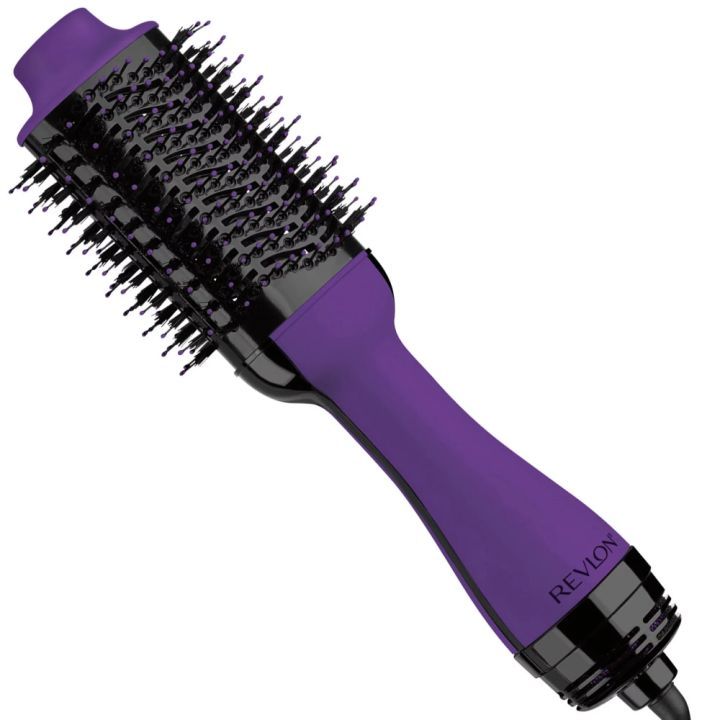 Blow Dryers Hair Dryer One-Step Hair Dryer Volumizer Hot Air Brush, Purple Blow Dryer (US Stock