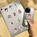 60Pcs/Set KPOP TWICE LOVELYS Cartoon Figure Cute Waterproof Stickers Nayeon Chaeyoung Mina Hand Account Cup Phone DIY Decals.