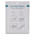 11Pcs Mist Maker Maintenance Kit, Ceramic Disk Ceramic Disk Key Replacement Parts Kits for Fog Machine. 