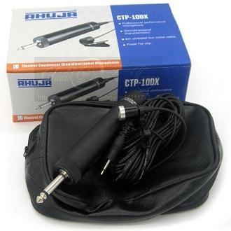 AHUJA CTP-10DX 5M Professional Musical Instrument Condenser Lavalier Microphone Clip Lapel Mic for Saxophone/Violin/Speech/Stage Performance - Microphone