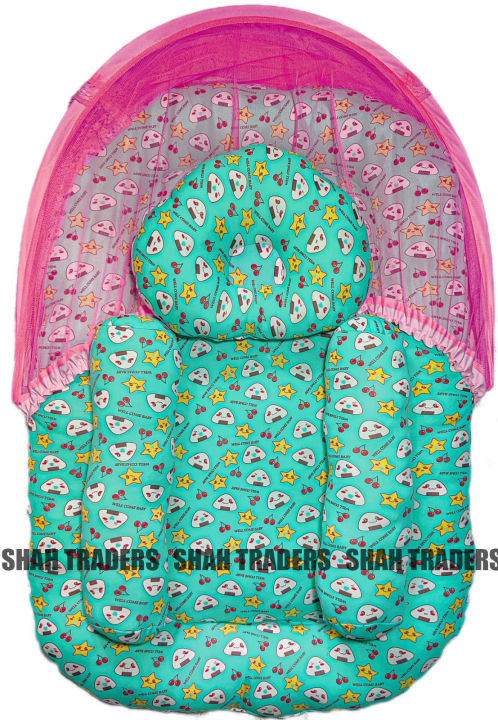 King%20Size%20Baby%20Mosquito%20Net%20Bed%20%E2%80%93%20Newborn%20Sleeping%20Set%20with%20Mattress%20%7C%20Handicraft%20Baby%20Net%20for%200-3%20Years%20%7C%20Foldable%20Bedding%20with%20Pillow%20-%20Image%202