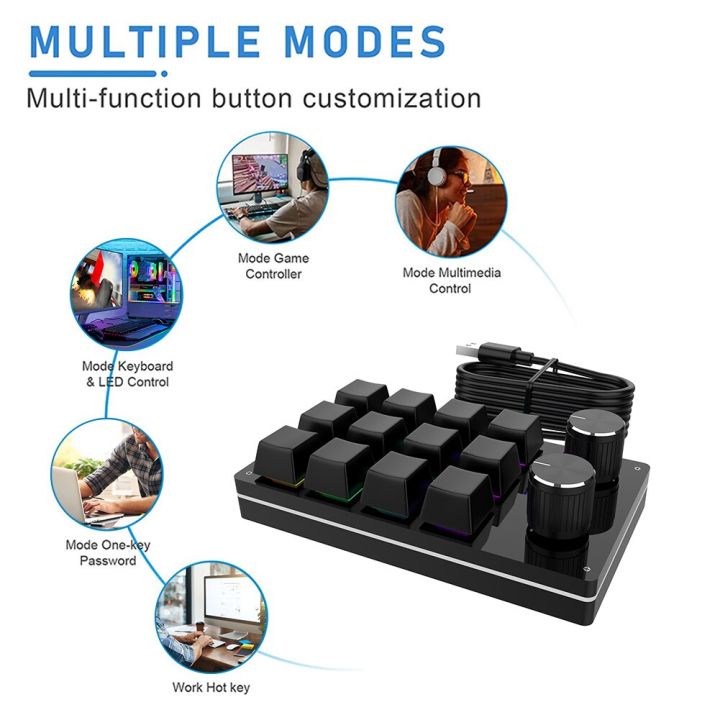 Bluetooth%20Type-C%20Custom%209%20Keys%202%20Knob%20Keyboard%20Volume%20Knob%20Programming%20Macro%20Gaming%20Photoshop%20Keypad%20Mechanical%20Keyboard%20-%20Image%206