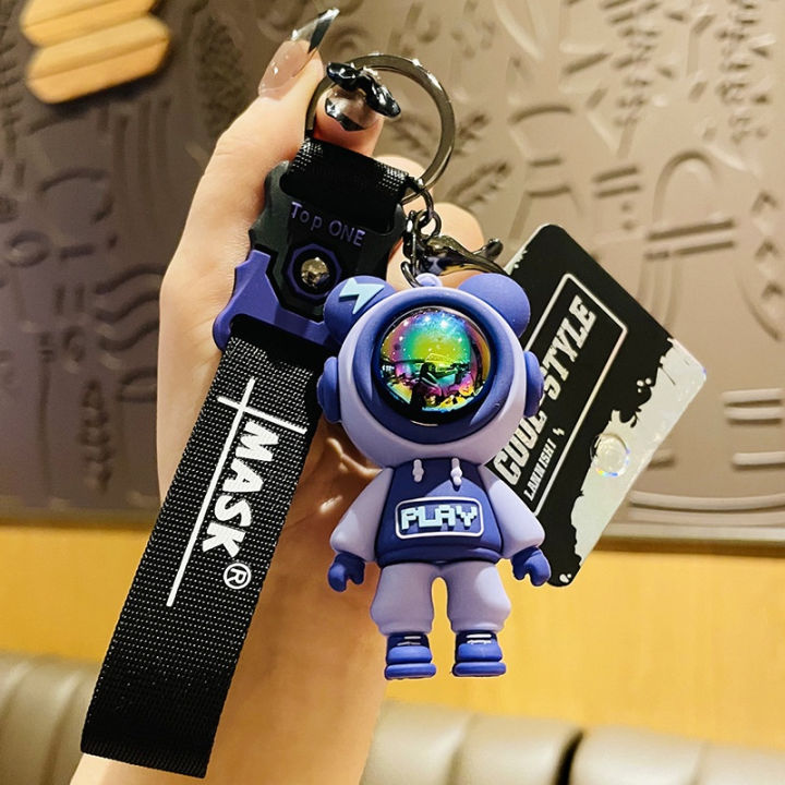 Cartoon%20Lightning%20Bear%20Keychain%20Cute%20Astronaut%20Bear%20Doll%20Keyring%20Bag%20Pendant%20Couple%20Car%20Keyholder%20-%20Image%202