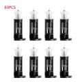80Pcs CPU Heatsink Mount Pin Plastic Push Screw Cooler Cooling Fan Fastener Mounting Clip for Intel Socket Accessories. 