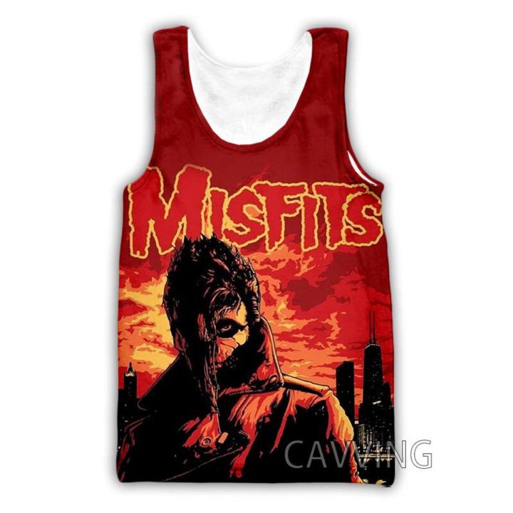 New Fashion Women/Men's 3D Print The Misfits Tank Tops Harajuku Vest Summer Undershirt Shirts Streetwear H02