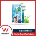 Razor - Venus Hair Removal Razor for Women with Aloe Vera - Single Piece Razor.