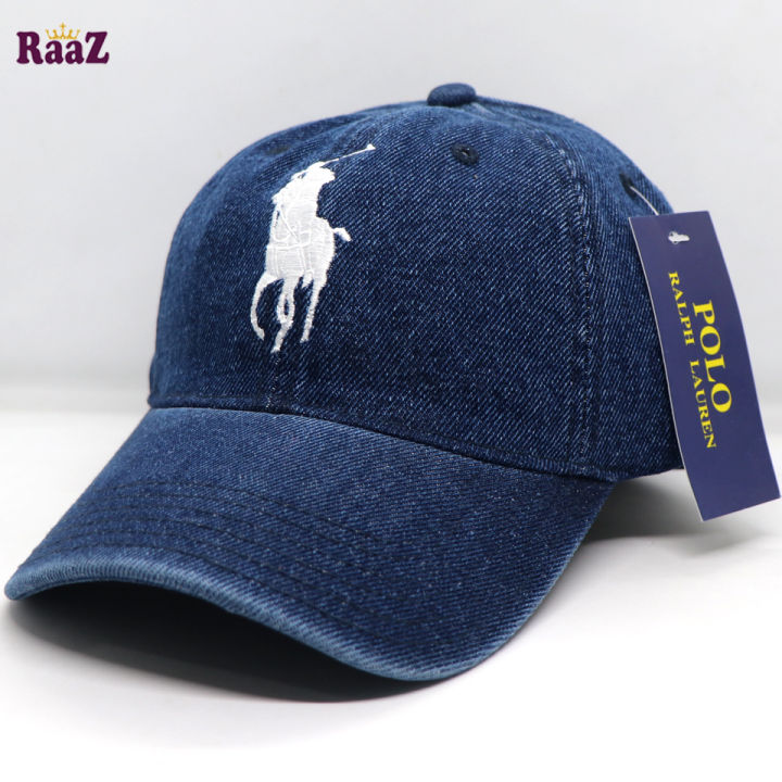 Navy%20Blue%20Wash%20Denim%20Export%20US%20Polo%20Cap%20For%20Men%20And%20Women%20-%20Image%203