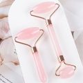 New Jade Roller et Gua ha Facial Roller kin Care Tool For Crytal Jade Roller - Pink. 
