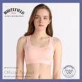 6 Pcs Set Women's Solid Non-Padded Sports Bra / Gym / Daily Use Comfort Semis Bra.