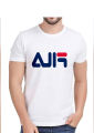 Soft Look Short Seelve Whiter T-Shirt (Fila). 