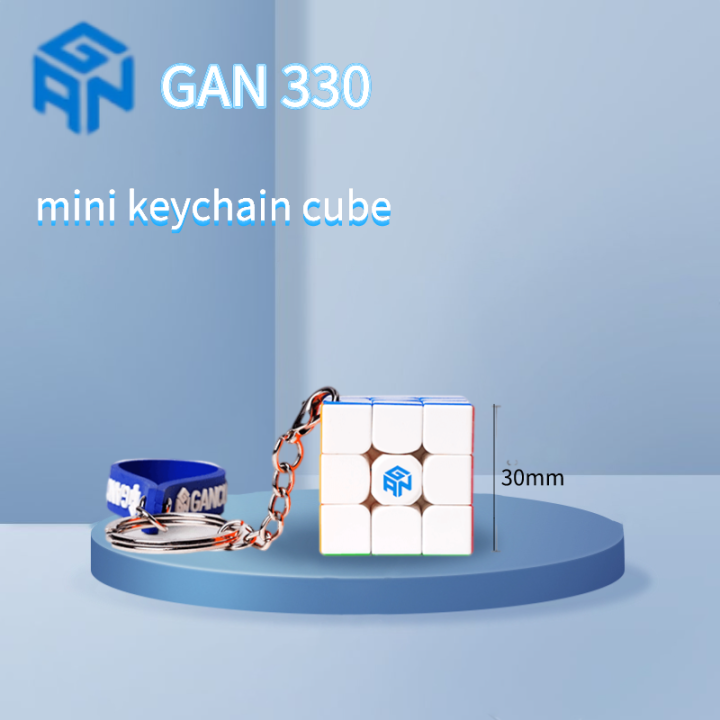 【WSJJ Store】GAN 330 Keychain cube Mini Pocket speed GAN Puzzle Profissional Cube Educational Toy gan330 cubo magico key