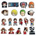 Hot Toys 9-25pcs Japanese Anime One Piece Croc Charms PVC Cartoon Shoe Charms accessories Decoration Buckles Fit Croc JIBZ Charm. 