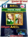 TC Digital High Glossy photo paper A4 235gsm (2 Packet 40 sheet bundle). 