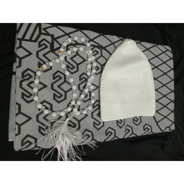 Prayer Mat ( Jainamaz ) , Tupi , Tosbi  Combo Pack For Muslim