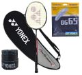 yonex badminton racket with staing and gripe free, - Badminton Racket. 