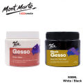 Mont Marte Premium White/Black Gesso 500ml (16.9oz). 