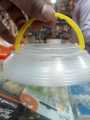 Watercolour Water Container Foldable Brush Cleaning Bucket Water Drum for Artists Watercolour Oil Acrylic Gouache Painting Transparent.