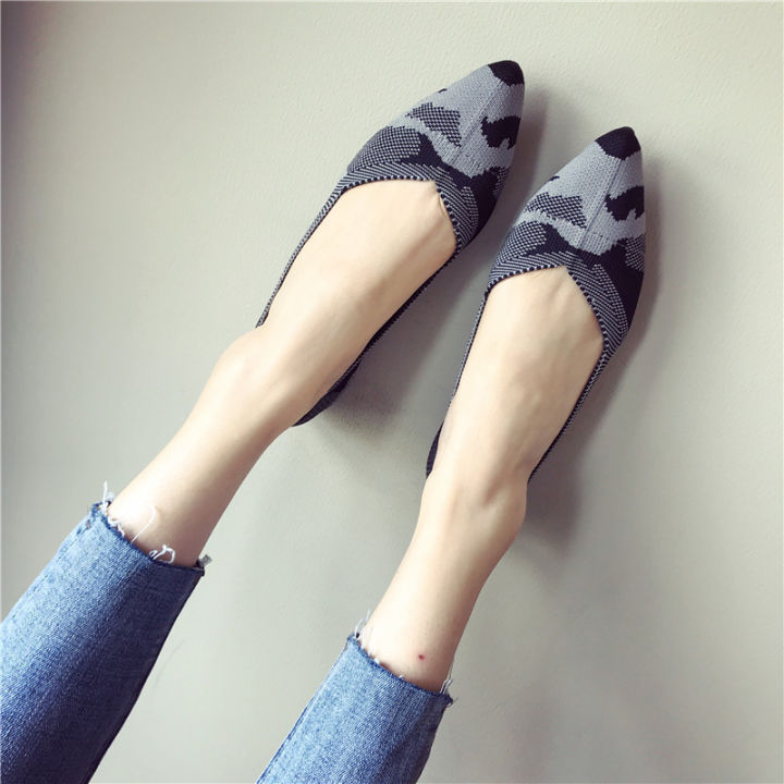 US%20Women%20Casual%20Flat%20Shoes%20Pointed%20Toe%20Office%20Work%20Ballet%20Walking%20Loafers%20Comfy%20-%20Image%202