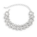 Exaggerated Geometric CCB Big Chunky heavy Chain Necklace for Women Creative Twisted Lock Thick Choker Jewelry Hip Hop Men. 