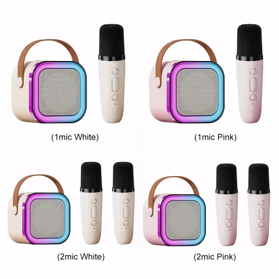 Mini Karaoke Machine For Kids Adults, Portable Bluetooth 5.3
