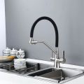 Brass kitchen faucet with purifier,double spray faucet for drinking filtered water,sink mount kitchen faucet water filter faucet. 