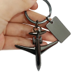 1 Pcs Creative Aircraft Keychain Model Key ring For Men women Bike Cycle Pendant Gift. 