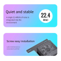 for MATX Motherboard -2 Memory Stick Cooler DDR4 DDR5 Overclocking ARGB Thermal Vest Memory Fan Module, White Easy to Use.