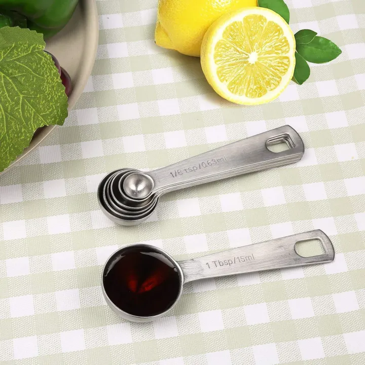 Stainless%20Steel%20Measuring%20Spoons%20Set%20of%207%20Stackable%20Measure%20Spoon%20for%20Dry%20and%20Liquid%20Ingredients%20Etched%20Marked%20Baking%20Cooking%20Spoon%20with%20Detachable%20Ring%20Holder%20-%20silver%20-%20Image%207