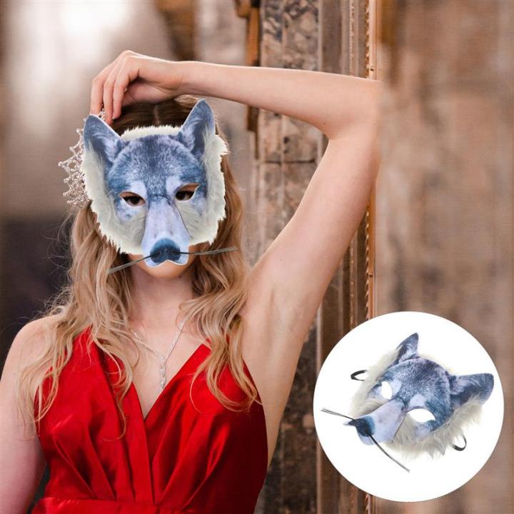 1pc%20Scary%20Wolf%20Mask%20PVC%20Animal%20Face%20Mask%20Cosplay%20Prop%20Masquerade%20Halloween%20Party%20Mask%20Party%20Dress%20Up%20Costume%20Accessory%20-%20Image%205