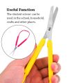 Safety Scissor Sturdy Stainless Steel Design Stationery Scissors Handicraft Accessories Office Paper Shear Students. 