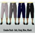 4pcs Cotton Three Quarter Pant for Men/Women.