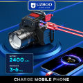 UZBOO Headlight Waterproof Rechargeable Motion Sensor Head Light Powerful Headlamp LED Headlamp Induction Headlight Waterproof Work Light USB Rechargeable Emergency Light Head-mounted Lamp.