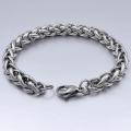 Stainless Steel Snake Bracelet. 