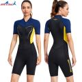 Men's Wetsuits 1.5/mm Neoprene 0.5mm Lycra Front Zip Long Sleeve Shorty Dive Skin Snorkeling, Surfing,Canoeing, Swimming.