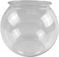 Plastic Round Aquarium Unbreakable Clear Desktop Fish Bowls for Small Fish. 