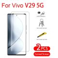 For Vivo V29 V29E V29Lite Screen Protector Tempered Glass Curved Screen Clear HD Flim Front VivoV29 VivoV29e VivoV29Lite V295G. 