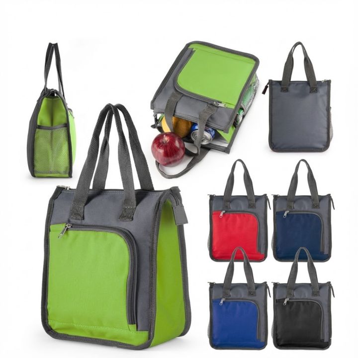 1 Pcs Waterproof Premium Thermal Insulated Lunch Bag Cooler Bag Large Capacity Tote Bag - Oxford Tiffin Carrier for Office, School & Picnic