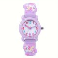 Boy And Girls Unicorn Waterproof Quartz Watch. 