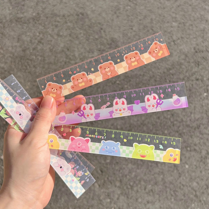 15CM%20New%20Cute%20Kawaii%20Study%20Time%20Color%20Folding%20Ruler%20Multifunction%20DIY%20Drawing%20Rulers%20For%20Kids%20Students%20Office%20School%20Stationery%20-%20Image%205