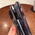 For Samsung Galaxy Note 9 / Note 8 case with Liquid Glitter Quicksand hourglass Stand Holder Luxury Shiny Gradient Plating Girls Slim Phone Case Clear Soft Silicone Protective Pouch Women. 